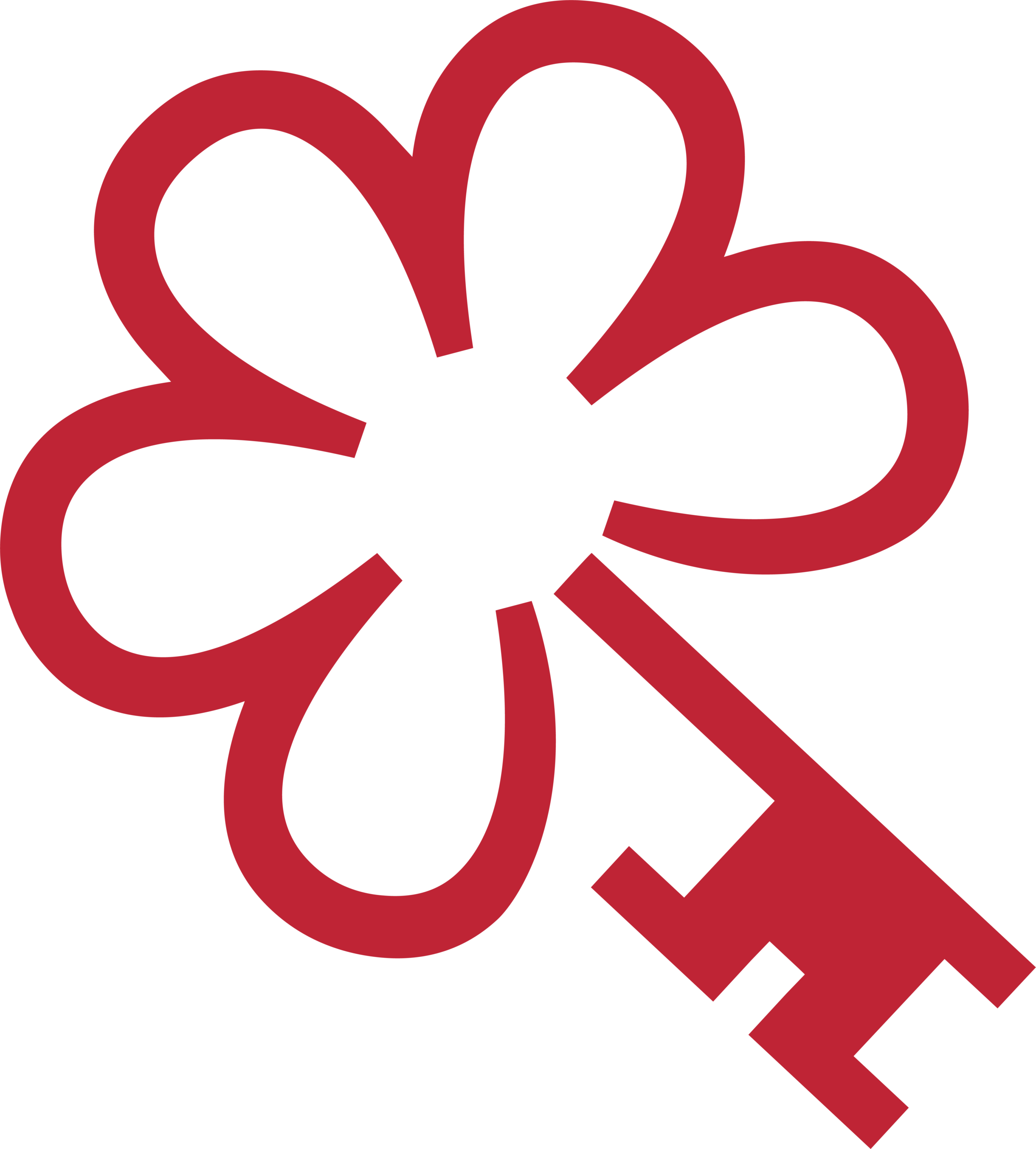 Michelin key red scaled